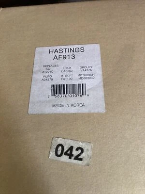 Hastings Air Filter AF913 Crosses To Wix 46264 - Image 1 of 4