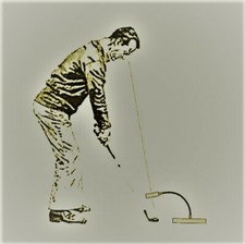 Eyeball Golf Trainer, Golf Training Aid. Full Swing, Head Positioning,