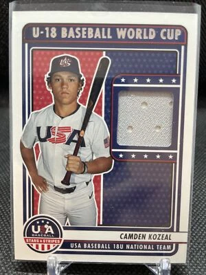 2023 USA Stars & Stripes Baseball Camden Kozeal Jersey Patch #U18-CK - Image 1 of 2