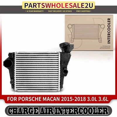 Intercooler derecho refrigerado por aire para Porsche Macan 2015 2016 2017 2018 turboalimentado Foto 1 de 4