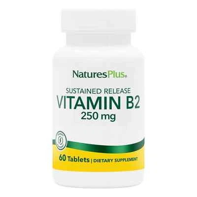 NaturesPlus Vitamina B2 250mg 60 unidades Foto 1 de 3