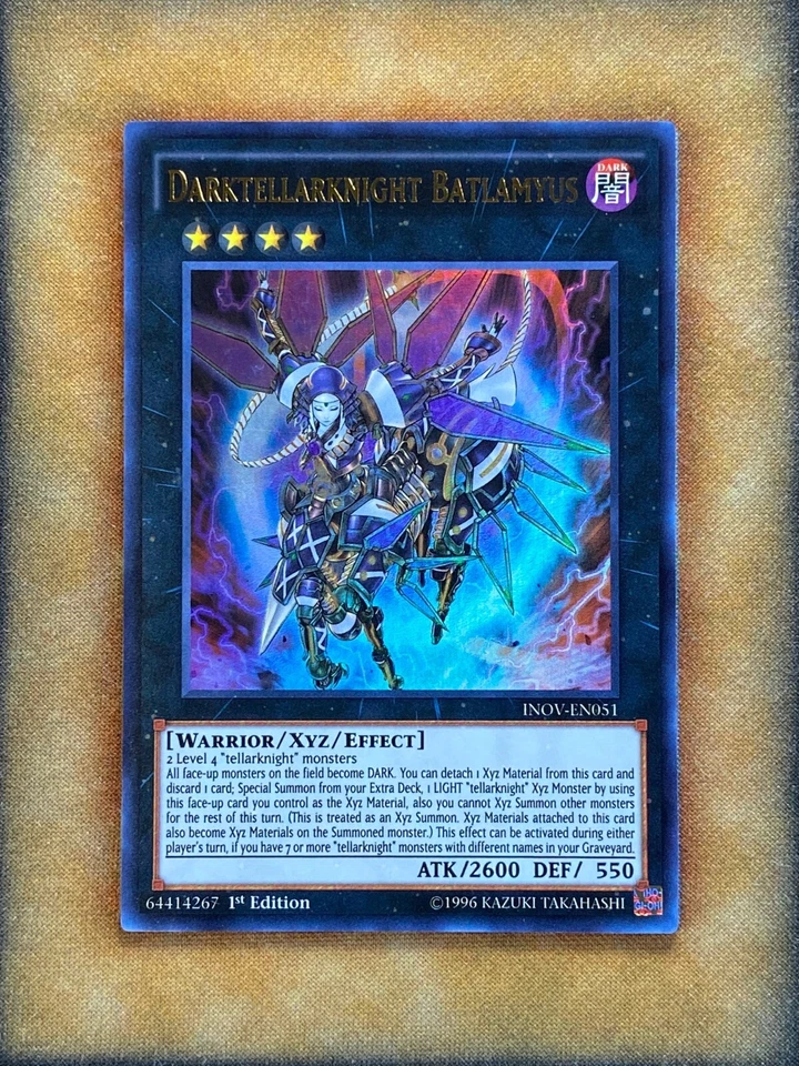 Yugioh Darktellarknight Batlamyus INOV-EN051 Ultra Rare 1st Ed NM - Image 1 of 1