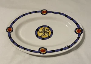 Seattle Fish & Crab Platter By Ursula Dodge Oval 10" x 14" - Picture 1 of 5