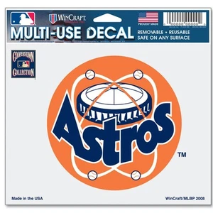 HOUSTON ASTROS COOPERSTOWN COLLECTION MACBOOK LAPTOP MULTI USE REUSABLE DECAL - Picture 1 of 1
