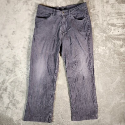 J. CREW Corduroy Pants Men's Blue 33X26 (Tag 34X32) HEMMED Style 56347 - Image 1 of 4