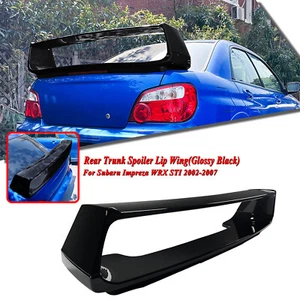 Kofferraum Spoiler Heckflügel Für Subaru Impreza WRX STI 2002-2007 2004 Schwarz - Picture 1 of 10
