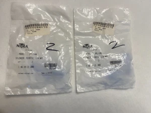 Nitra Pneumatics 1/4" NPT Plastic Silencer SPL 14N (TWO Per Package) 1.7" long - Picture 1 of 10