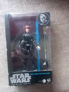 star wars hasbro 6 inch 15cm BLACK SERIES ROTJ LUKE SKYWALKER JEDI #03 MIB 2013 - Imagen 1 de 3