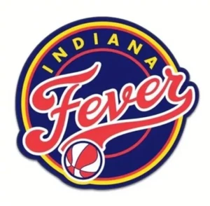 Indiana Fever 6x6  Logo Decal Sticker NEW!! - Picture 1 of 1