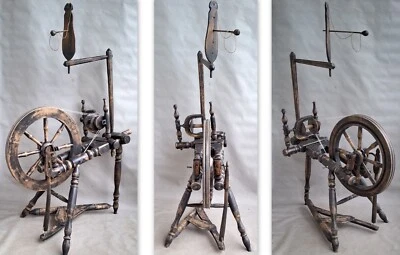 ANTIGUA RUEDA GIRATORIA ÚNICA Rara FUNCIONANDO está completa / 1899 Foto 1 de 4