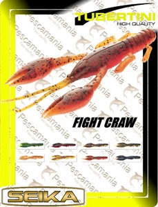 Seika FIGHT CRAW 4" Künstliche Spinning Garnele Kreatur mit Duft Soft Bait - Bild 1 von 18