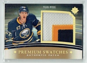 11-12 UD Upper Deck Ultimate Premium Swatches  Tyler Myers  /25  Patch