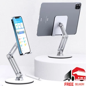 360° Tablet Halterung Handy Tisch Ständer Halter Verstellbar Smartphone IPad - Bild 1 von 13