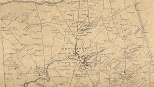 Woodstown Sharptown Daretown Piles Grove  NJ 1876 Maps  Homeowners Names Shown - Picture 1 of 3