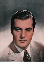 GEORGE MONTGOMERY 5 X 7 Película/Película/Hollywood/Foto Fan Estrella-20th Century Fox - Imagen 1 de 3