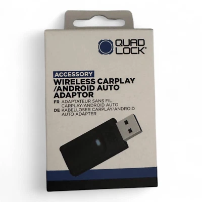 Coche Quad Lock - Adaptador automático inalámbrico Apple CarPlay / Android - Diseñado en AU Foto 1 de 3
