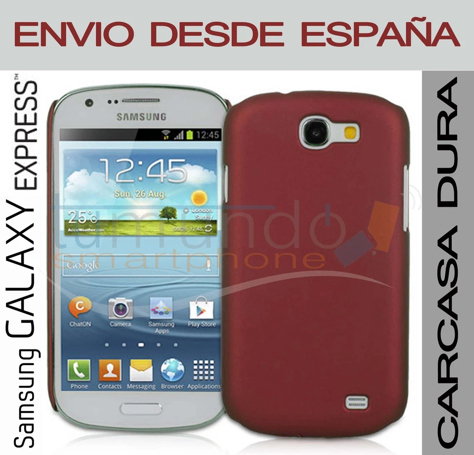 CARCASA FUNDA DURA ROJA para SAMSUNG GALAXY EXPRESS i8730 en ESPAÑA - Imagen 1 de 1