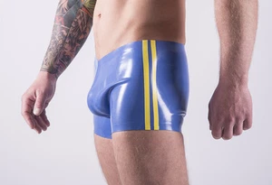 "Pantaloncini "SPORT"", Due STRISCE LATERALI, Gomma, Peso Medio 0,5 mm lattice," - Foto 1 di 4