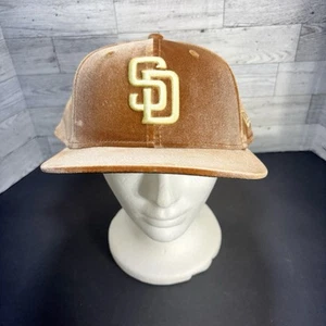 New era vintage velvet  5950 18573 sadpad 7 5/8 San Diego Padres cap NWT - Picture 1 of 12