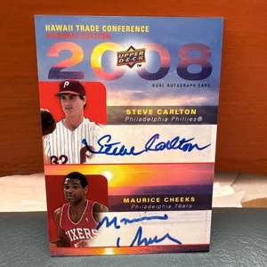 2008 Upper Deck Hawaii Conference Dual Autos Carlton & Cheeks - Bild 1 von 4