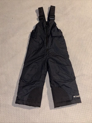 Mono babero Columbia talla 3T niño pequeño forrado negro nieve (omni-escudo) Foto 1 de 4