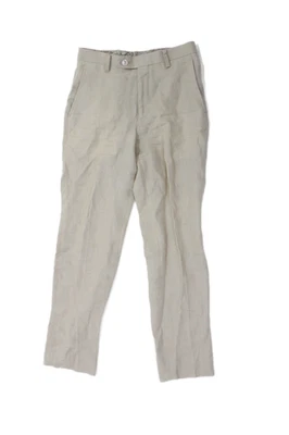 Pantalones ajustados de lino beige talla 12 Lauren Ralph Lauren para niños Foto 1 de 4