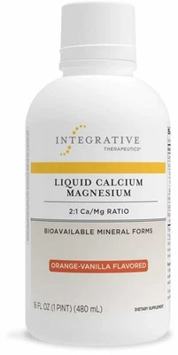 Integrative Therapeutics Líquido Calcio Magnesio 21 - Suplemento de Calcio para... Foto 1 de 4