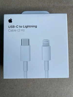 Genuine Apple USB-C To Lightning Cable 2 meter MW2R3AM/A A2441. New SEALED - Image 1 of 2