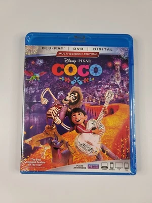 Coco: Disney/Pixar (Blu-Ray/DVD/Digital 2018) New Sealed Read Description  Foto 1 de 4