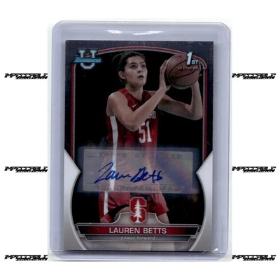 2022-23 Bowman U Chrome - #49 Lauren Betts Rookie Auto Bowman 1st - Image 1 of 2