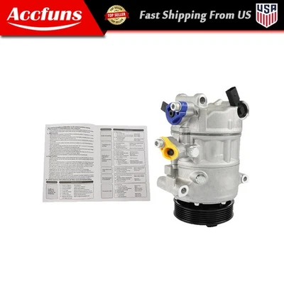 Fit For Volkswagen CC 2011 2012 2013 2014 2015 2016 A/C Compressor +Clutch 4573 Foto 1 de 4