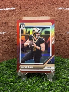2024 Donruss Ottica Rossa #139 Derek Carr 43/125 SAINTS - Foto 1 di 2