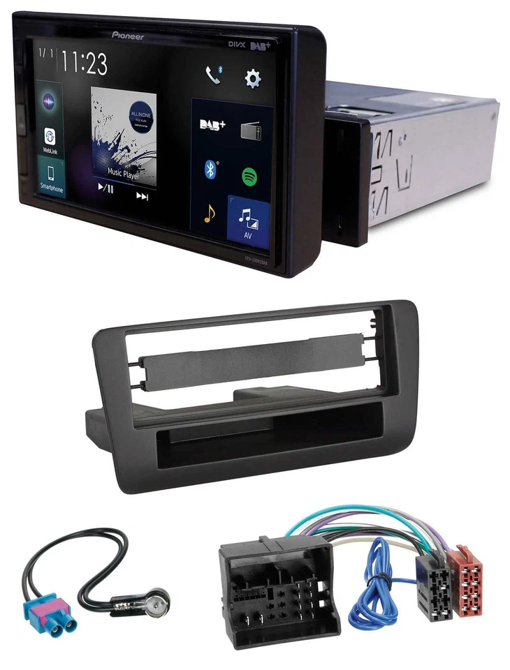 Pioneer DAB MP3 Bluetooth USB Autoradio für Audi A1 (ab 2012) - Bild 1 von 4