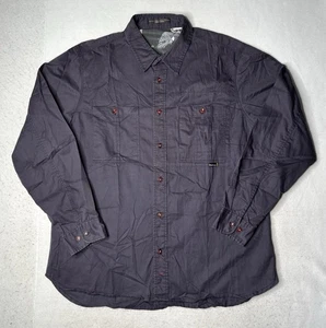 BARBOUR x STEVE MCQUEEN Men 100% Cotton Canvas Size XL Long Sleeve Button Shirt - Picture 1 of 6