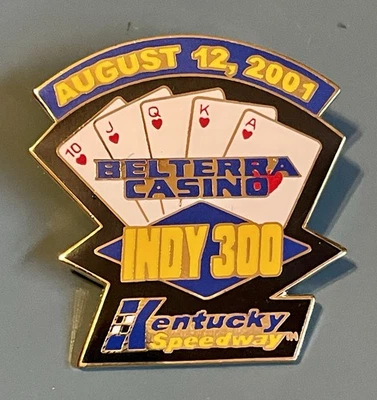 Collectible Lapel Pin Indy 300 Kentucky Speedway Belterra Casino Aug 12 2003 - Image 1 of 4
