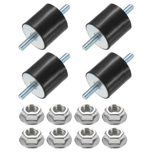 Flange Nut Engine Mount Easy Installation Threaded Studs Long-term Stability - Picture 1 of 11