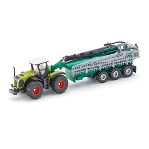 siku 1827, Claas Xerion with Vacuum Tanker, 1:87, Metal/Plastic, Green, Extendab - Picture 1 of 7