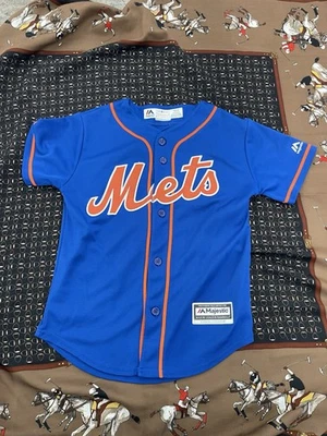 Robinson Canó New York Mets MLB Blue Jersey T-Shirt Youth S H70 - Image 1 of 3