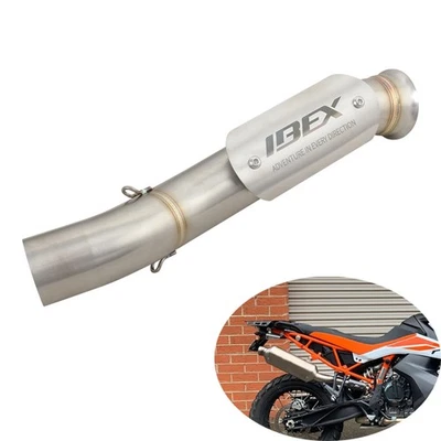 Puntas de escape para CF-Moto Ibex 800 2022-2025 tubo medio punta de enlace de acero inoxidable Foto 1 de 4