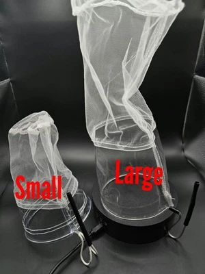 Red de aislamiento de acuario camarones, peces, alevines, guppy, cuarentena de retención, tamaño grande Foto 1 de 4