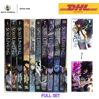 Solo Leveling Manga Vol 1-12 Inglés Juego Completo Manhwa Cómic Nuevo por Chugong + DHL Foto 1 de 4