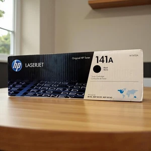 Genuine HP 141A W1410A Black Original LaserJet Toner Cartridge - New auth Sealed - Picture 1 of 7