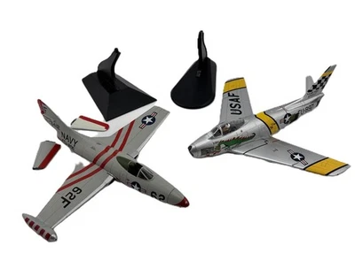Lot of 2 Diecast Model Airplanes for Parts/Repair - USAF F-86 Sabre "The Huff" & - Image 1 of 4