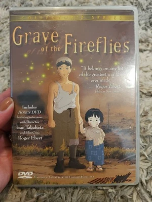 Grave of the Fireflies DVD Set Central Park Media 2 Disc Set OOP Release SEALED - Image 1 of 3