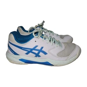 Asics Gel-Dedicate 8 Damengröße 7,5 weiß/türkisblau Tennisschuhe - Bild 1 von 7