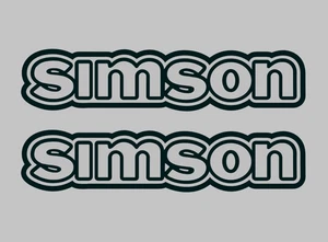 2 x Pegatinas de tanque SIMSON 17 cm • Pegatina S50 S51 S70 S53 S83 Pegatina tanque de búfalo - Imagen 1 de 44