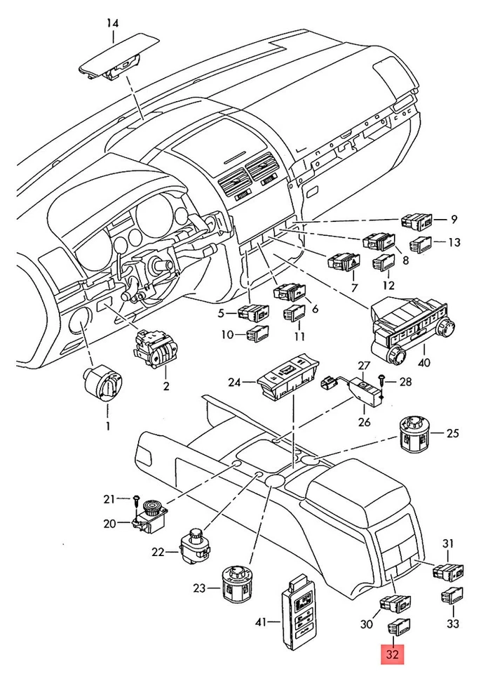 Original VW Touareg 7L 7L6 7LA Blinddeckel 7L6963341H - Bild 1 von 1