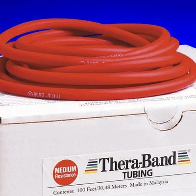 Thera-band Tubo Rojo Por El Pie Theraband Banda de Resistencia Yoga AUTÉNTICO Foto 1 de 2