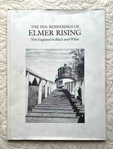 The PEN RENDERINGS of ELMER RISING, Ltd Ed 1st Edition New England Gwen Wells - Foto 1 di 10