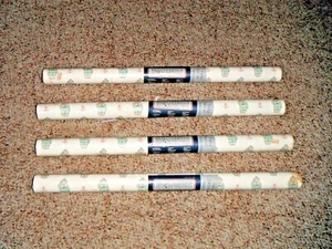 Nautical Sailor Anchor Wallpaper 1989 Boys Girls Saluting Bear 4 Rolls Vintage - Picture 1 of 3